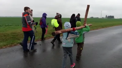 Skautská křížová cesta na Horní Újezd